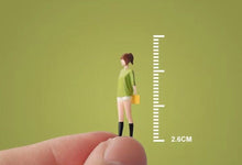 Load image into Gallery viewer, 1:64 Painted Figure Mini Model Miniature Car Scenes Resin Toy Skater Girl Board
