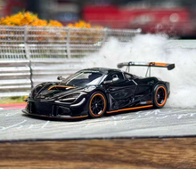 Load image into Gallery viewer, CM 1:64 Black 720S GT3X Super Racing Sports Model Diecast Metal Car New Collection
