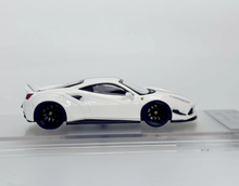 Load image into Gallery viewer, 1:64 Prism White 488 Widebody Sports Model Diecast Metal Car New Collection

