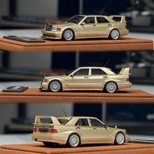 Load image into Gallery viewer, Deepmaker 1:64 Gold 190E EVOII Widebody Sports Model Diecast Resin Car New Collection

