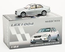 Load image into Gallery viewer, Masdi 1:64 2000 Silver IS300 Sports Sedan Model Diecast Metal Car New Collection
