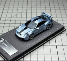 Load image into Gallery viewer, ZJWJ 1:64 Ice Blue 911 GT3 Sports Model Diecast Resin Car New Collection
