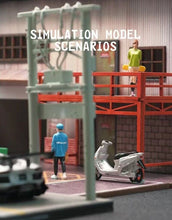 Load image into Gallery viewer, 1:64 Painted Figure Mini Model Miniature Car Scenes Resin Delivery Man Courier
