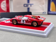 Load image into Gallery viewer, FY 1:64 Red #3 GT40 MK1 MK2 Coupe Racing Sports Model Diecast Metal Car New Collection
