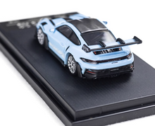 Load image into Gallery viewer, Aurora 1:64 Baby Blue 992 GT3 RS Sports Model Diecast Metal Car New Collection
