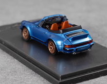 Load image into Gallery viewer, RM 1:64 Blue Singer 930 Turbo Study Convertible Model Diecast Metal Car New Collection
