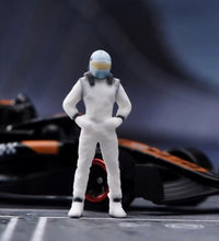 Load image into Gallery viewer, 1:64 Painted Figure Model Miniature Resin Diorama Toy Sand Racing Driver Racer
