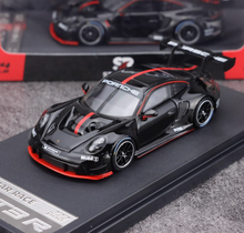 Load image into Gallery viewer, SR 1:64 Black 911 GT3 R Racing Sports Model Diecast Metal Car New Collection
