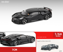 Load image into Gallery viewer, JKM 1:64 Bugatti La Voiture Noire 2019 LVN Racing Sports Model Toy Metal Car
