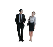 Load image into Gallery viewer, 1:64 Painted Figure Mini Model Miniature Resin Diorama Business Man Woman Office
