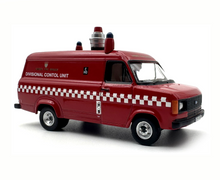 Load image into Gallery viewer, 1:76 Red Transit MK2 London Fire Brigade Mini Van Model Diecast Metal Car New Collection
