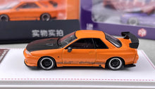 Load image into Gallery viewer, FH 1:64 Orange Skyline GTR R32 Top Secret Sports Model Diecast Metal Car New Collection
