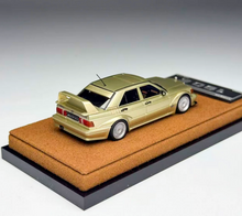 Load image into Gallery viewer, Deepmaker 1:64 Gold 190E EVOII Widebody Sports Model Diecast Resin Car New Collection
