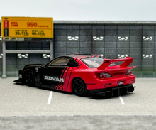Load image into Gallery viewer, MINIGT 1:64 Advan Silvia S15 LBWK Sports Model Diecast Metal Car New Collection
