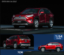 Load image into Gallery viewer, LCD 1:64 Red Toyota RAV4 SUV Sports Model Toy Diecast Metal Car Box
