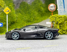 Load image into Gallery viewer, MINIGT 1:64 Black Carbon Jaguar C-X75 Sports Model Diecast Metal Test Car New Collection
