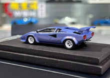Load image into Gallery viewer, 1:64 Deepmaker Light blue Countach 5000s Sports Model Diecast Resin Car New Collection
