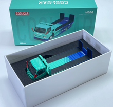 Load image into Gallery viewer, CC 1:64 Blue H300 Tow Flatbed Trailer Truck Model Diecast Metal Car New Collection

