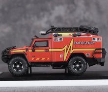 Load image into Gallery viewer, MK 1:64 Red H2 Animal Rescue Vehicle ORV Model Diecast Metal Car New Collection
