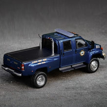 Load image into Gallery viewer, GOC 1:64 Blue Police Topkick C4500 Pickup Truck Model Diecast Metal Car New Collection
