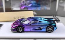 Load image into Gallery viewer, HKM 1:64 Electroplated Blue One 1 Racing Sports Model Diecast Metal Car New Collection
