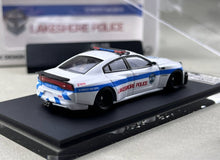 Load image into Gallery viewer, PSC 1:64 White Lakeshore Police Charger Sports Model Diecast Metal Car New Collection
