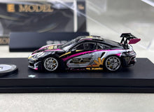 Load image into Gallery viewer, EM 1:64 Black Sunflower 911 GT3 RS Sports Model Diecast Metal Car New Collection
