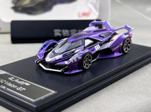 Load image into Gallery viewer, LMF 1:64 Purple V12 Vision GT VGT Concept Sports Model Diecast Metal Car New Collection
