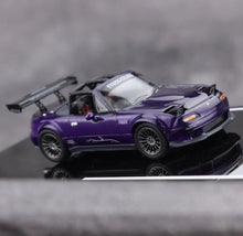Load image into Gallery viewer, Liomio 1:64 HEC Purple MX5 Miata Roadster Touring  Model Diecast Metal Car New Collection
