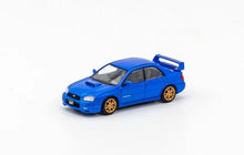 Load image into Gallery viewer, 1:64 Furuya Blue Impreza WRX STI VIII 8 Sedan Sport Model Diecast Metal Car
