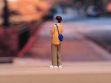 Load image into Gallery viewer, 1:64 Painted Figure Model Miniature Resin Diorama Sand Crossbody Bag Boy Man Toy
