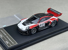 Load image into Gallery viewer, HKM 1:64 Black Red 911 GT3 R 992 Rennsport Sport Model Diecast Metal Car New Collection
