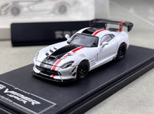 Load image into Gallery viewer, HM 1:64 White Viper ACR Racing Sports Model Diecast Metal Car New Collection
