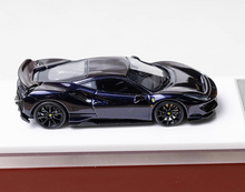 Load image into Gallery viewer, 1:64 Purple 488 Pista Hard Top Sports Model Diecast Resin Car New Collection
