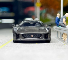 Load image into Gallery viewer, MINIGT 1:64 Black Carbon Jaguar C-X75 Sports Model Diecast Metal Test Car New Collection
