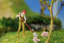 Load image into Gallery viewer, 1:64 Painted Figure Model Miniature Resin Diorama Sand Gardener Nurseryman Woman Collection

