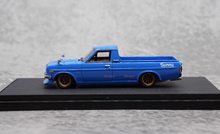 Load image into Gallery viewer, SH 1:64 Blue Datsun Sunny Pickup Truck Accessory Model Diecast Resin Car
