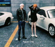 Load image into Gallery viewer, 1:64 Painted Figure Miniature Mini Resin Model Diorama Scene street girl boy set
