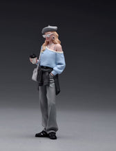 Load image into Gallery viewer, 1:24 Painted Figure Model Miniature Resin Diorama Fashion Trendy Girl Beret Lady
