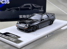 Load image into Gallery viewer, ATS 1:64 Black RX7 FC3s FC Hatchback Sports Model Diecast Metal Car New Collection
