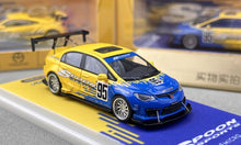 Load image into Gallery viewer, TM 1:64 JDM Civic Type R FD2 #95 Spoon Racing Sports Model Diecast Metal Car
