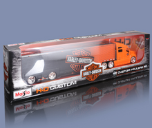 Load image into Gallery viewer, Maisto 1:64 Orange Hauler Delivery Truck Model Toy Diecast Metal Car BN
