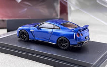 Load image into Gallery viewer, MH 1:64 Blue JDM Skyline GTR R35 Nismo Sports Model Diecast Metal Car New Collection
