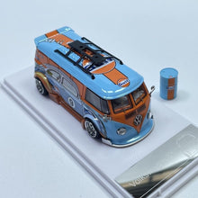 Load image into Gallery viewer, Liberty 1:64 Blue VW T1 #9 Mini Van Widebody Sport Model Diecast Metal Car New Collection
