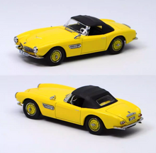 Load image into Gallery viewer, GFCC 1:64 Yellow 1957 507 Soft Top Classic Sport Model Diecast Metal Car New Collection
