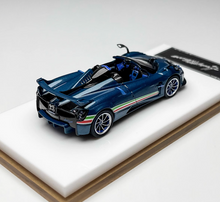 Load image into Gallery viewer, HH 1:64 Blue Carbon Huayra Tricolore Convertible Model Diecast Metal Car New Collection
