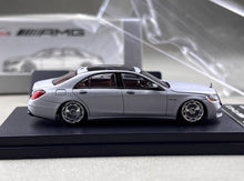 Load image into Gallery viewer, RM 1:64 Silver S63 W222 V12 VIP Luxury Sedan Sport Model Diecast Metal Car New Collection
