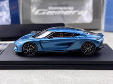 Load image into Gallery viewer, BSC 1:64 Blue Gemera Coupe Sports Model Diecast Metal Car BN
