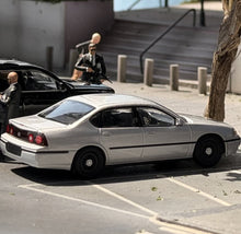 Load image into Gallery viewer, 596 1:64 Silver Impala Sedan Sports Model Diecast Metal Car New Collection

