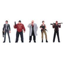 Load image into Gallery viewer, 1:64 Painted Figure Model Miniature Resin Diorama Sand Ganster Bandit Robbery
